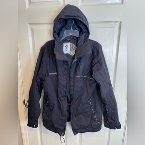 Burton Dryride  Black Hooded Jacket Medium